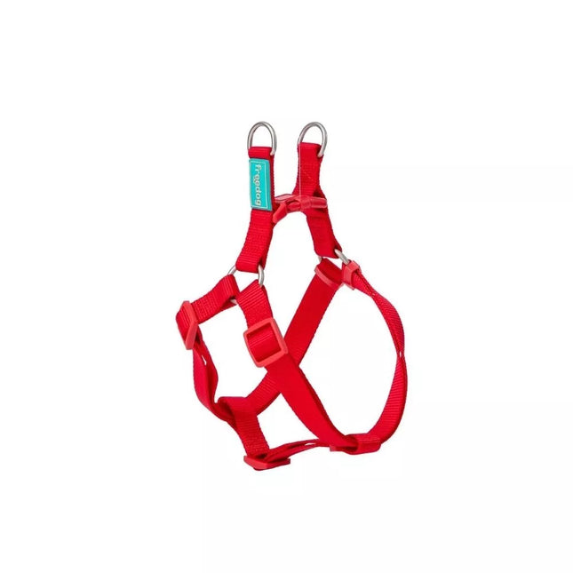 Petnešos Basic Nylon A-Type, raudonos, 15 mm x 30-50 cm