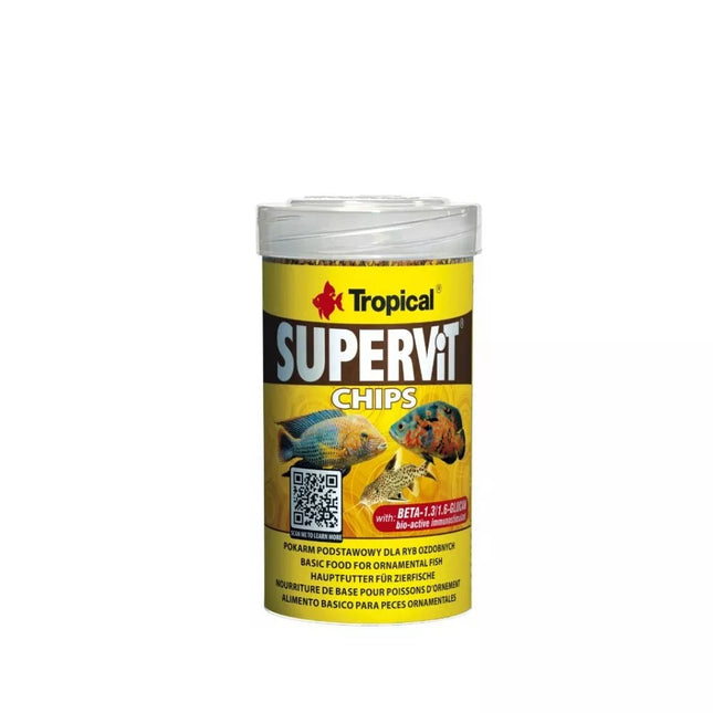Tropical Supervit Chips maistas su Beta-gliukanu žuvims 100 ml