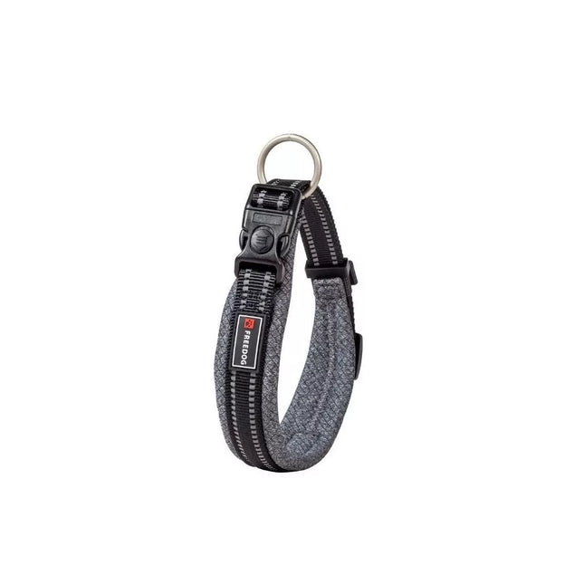 Antkaklis Shiva, pilkas, S, 15 mm x 35-50 cm