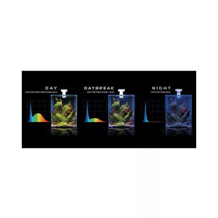 Aquael Shrimp Set Smart Day&Night 10 Black akvariumas su įranga krevetėms 10 l