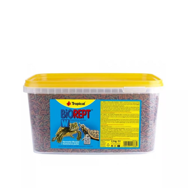 Tropical Biorept W pašaras vandens vėžliams 5 l (1,5 kg)