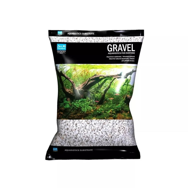 Gruntas akvariumui, baltas, 2-4 mm, 3 kg