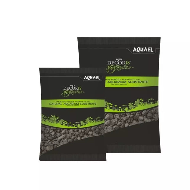 Gruntas akvariumui, juodas, 2-4 mm, 2 kg