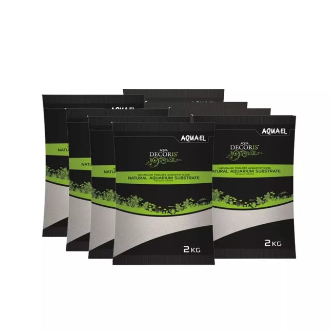 Gruntas akvariumui, kvarcinis smėlis, 0,1 - 0,3 mm, 8x2 kg