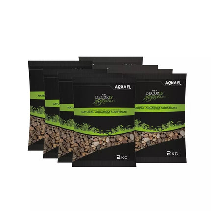 Gruntas akvariumui, natūralus, 5 - 10 mm, 8x2 kg