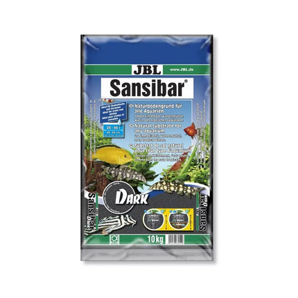 JBL gruntas Sansibar Black 10 kg (0,2-0,5 mm), juodas