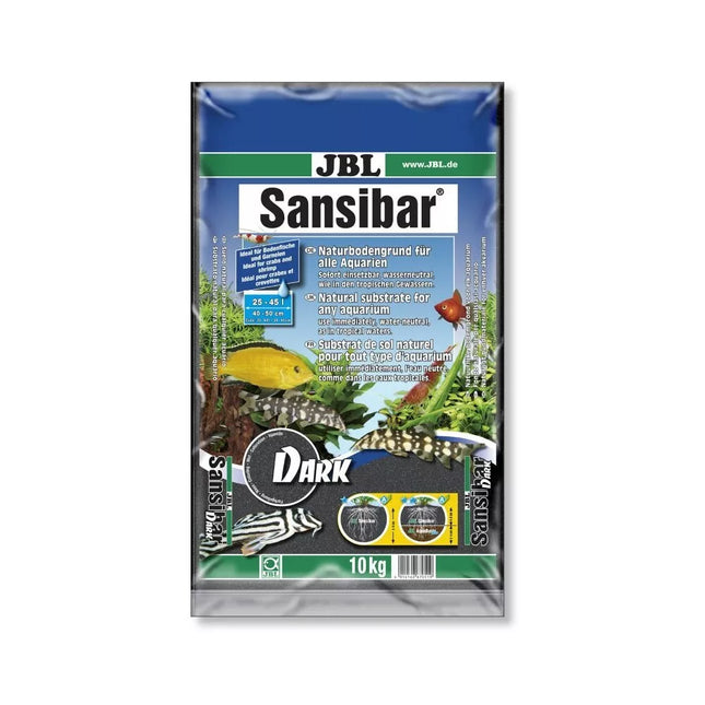 JBL gruntas Sansibar Black 10 kg (0,2-0,5 mm), juodas