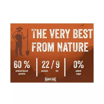 Happy Dog NaturCroq Rind&Reis visavertis pašaras suaugusiems šunims su jautiena ir ryžiais, 1 kg