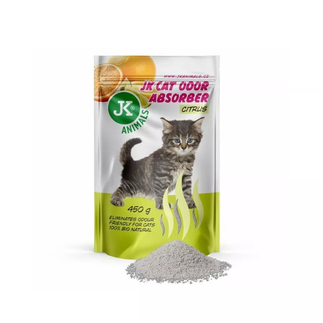 Kvapų neutralizatorius kačių tualetams, citrinų kvapo, 450 g