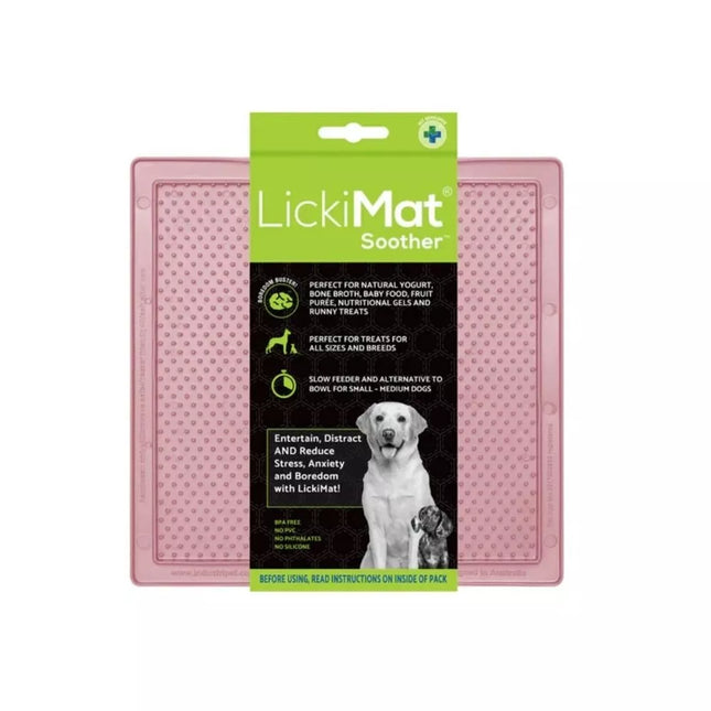Laižymo kilimėlis LickiMat Dog Soother, rausvas