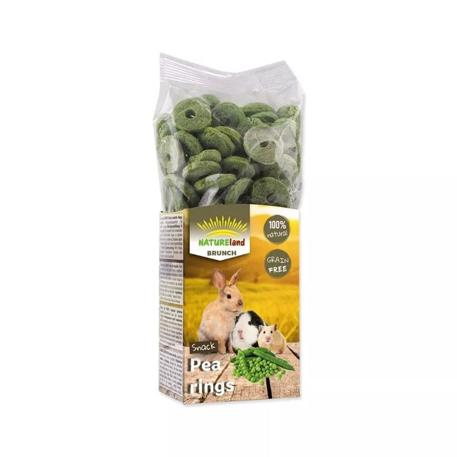 Nature Land Brunch begrūdis skanėstas graužikams žirnių žiedais, 100 g