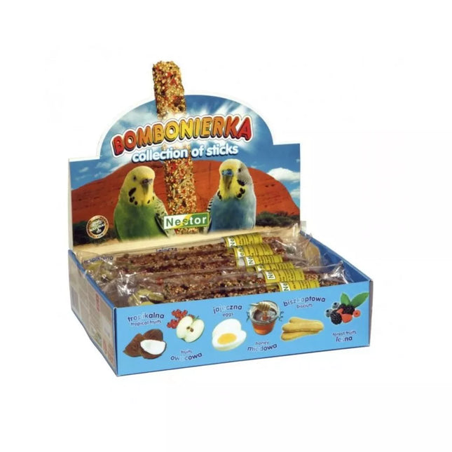 Bombonierka gardėsiai mažoms papūgoms 12 vnt.