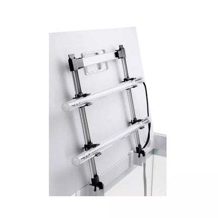 Opti Set 130 akvariumas stačiakampis, baltas, 61x41x56 cm, 130 l