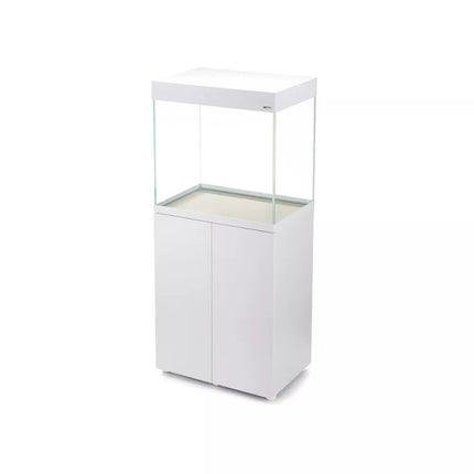 Opti Set 130 akvariumas stačiakampis, baltas, 61x41x56 cm, 130 l