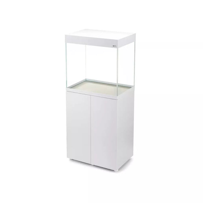 Opti Set 130 akvariumas stačiakampis, baltas, 61x41x56 cm, 130 l