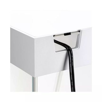 Opti Set 130 akvariumas stačiakampis, baltas, 61x41x56 cm, 130 l