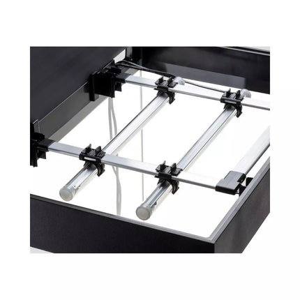 Opti Set 130 akvariumas stačiakampis, juodas, 61x41x56 cm, 130 l