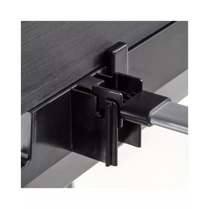 Opti Set 130 akvariumas stačiakampis, juodas, 61x41x56 cm, 130 l
