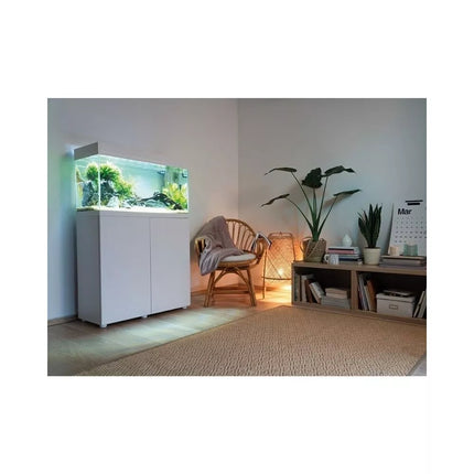 Opti Set 240 akvariumas stačiakampis, baltas, 121x41x56 cm, 240 l
