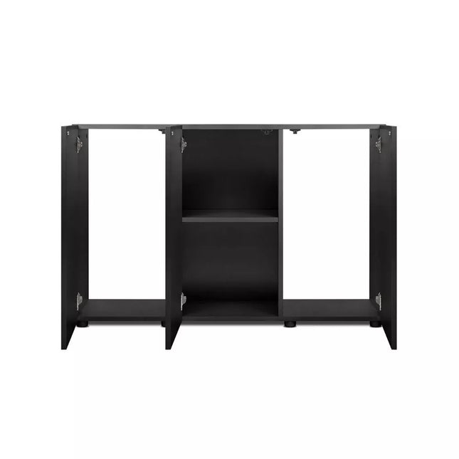 Opti Set 240 spintelė stačiakampė, juoda, 121x41x80 cm