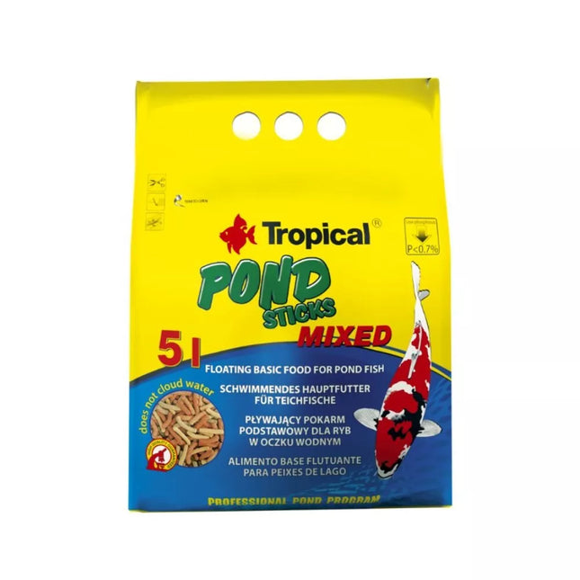 Pond Sticks Mixed pašaras tvenkinių žuvims lazdelėmis 5 l/400 g