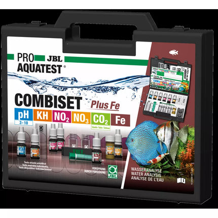 ProAquaTest Combi Set plus Fe akvariumo vandens testų rinkinys