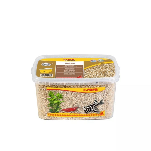 Sera gruntas akvariumui, smėlinis, 2-4 mm, 6 l