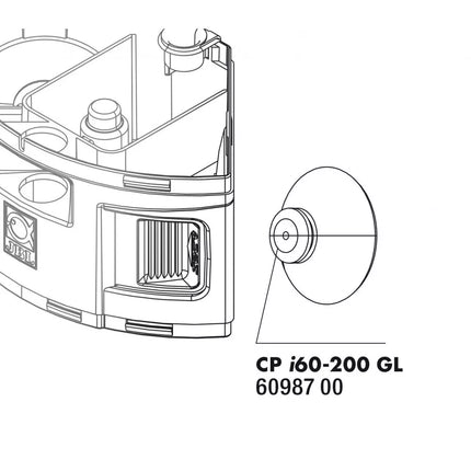 JBL siurbtukai vidiniams filtrams CristalProfi i60-i200, 2 vnt.