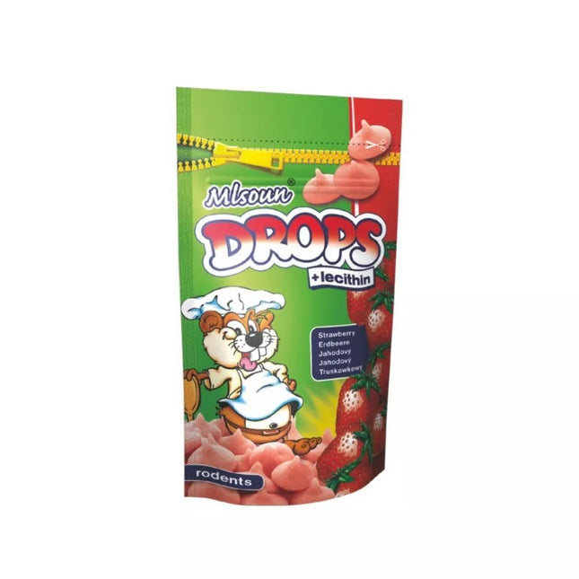 Skanėstai graužikams Drops braškių skonio, 75 g