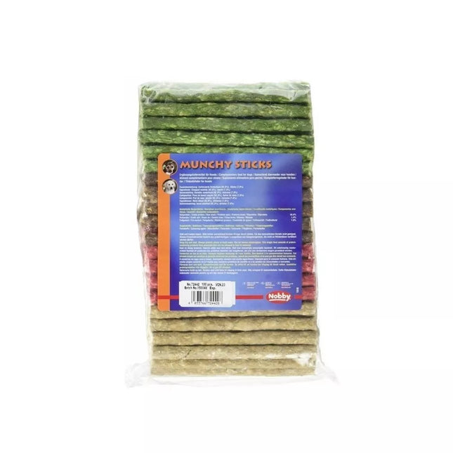 Skanėstas šunims mineraliniai pagaliukai Munchy Sticks Mix 13 cm, 100 vnt.