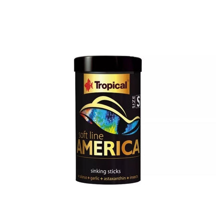 Maistas visaėdėms ir mėsėdėms Amerikos žuvims, minkštas Soft Line America S 100 ml