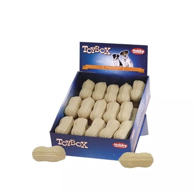 Žaislas šunims guminis žemės riešutas, 11 cm