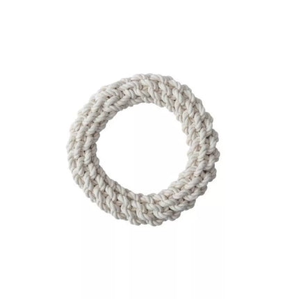 Žaislas šunims iš natūralios virvės, žiedas, L, 27 cm